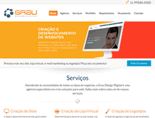 Tablet Screenshot of grau.com.br